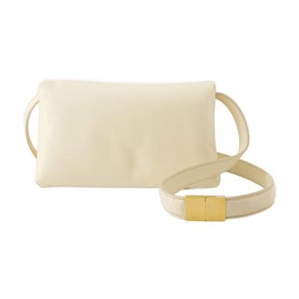 Marni Hobo Prisma Bag Marni Leder Beige