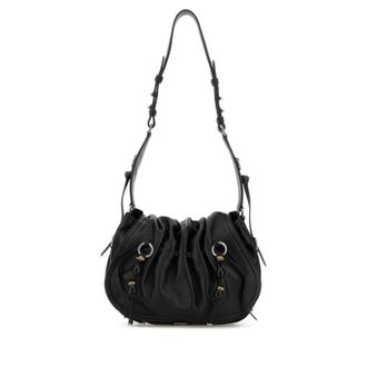 Isabel Marant Black Leather Bolton Shoulder Bag