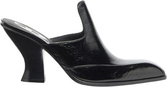 Diesel D-Luffy 75 Mule - Dames - Muiltjes - Zwart - 37 EU - Leer - Schoenen