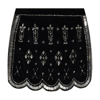 Isabel Marant Handore Mini Rok - Dames - Rokken - Zwart - Maat: XS Katoen