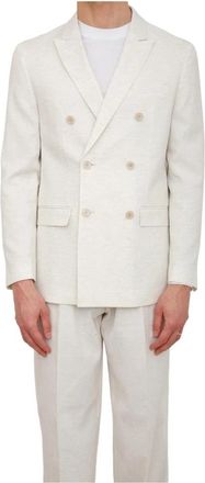 Antony Morato Giacca per completo - Heren - Business blazers - Beige - S - Leer - Kostuums