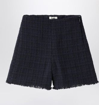 Il Gufo Blue tweed shorts