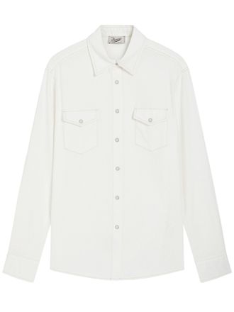 Pence White Alice Classic Long Sleeve Shirt