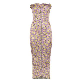 Amy Crookes Midi Jurk - Dames - Casual kleedjes - Veelkleurig - M - Polyester - Kleedjes
