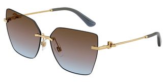 Dolce & Gabbana DG2321 02/48 Womens Sunglasses Gold Size 62