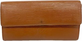 Louis Vuitton Cacao Orange Long Wallet (Bi-Fold) (Pre-Owned)