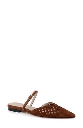 L'agence Jacklyn Mary Jane Pointed Cap Toe Mule in Buckskin Suede at Nordstrom Rack, Size 8
