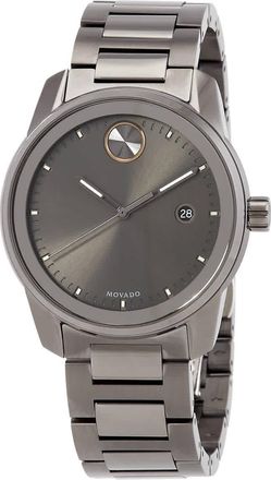 Movado BOLD Verso Quartz Grey Dial Mens Watch 3600736