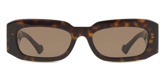 Gucci GG1426S 002 Womens Sunglasses Tortoiseshell Size 54 - Free RX Lenses - Free RX Lenses