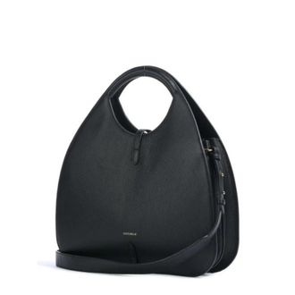 Coccinelle Zwarte leren Maxi Handtas - Dames - Handtassen - Zwart - ONE Size - Leer - Tassen