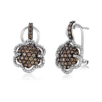 Le Vian Grand Sample Sale Earrings Chocolate Diamonds, Vanilla Diamonds set in 14K Vanilla Gold 30429