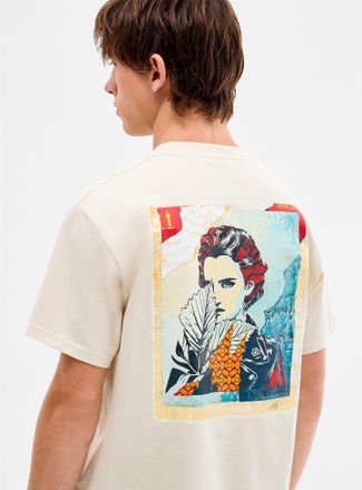 Obey Mens Wrong path graphic T-shirt