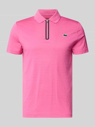 Lacoste Sport Slim Fit Poloshirt aus schnelltrocknendem Material in Pink, Gr&ouml;&szlig;e XXXL
