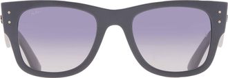 Ray-Ban MEGA WAYFARER LITEFORCE Blue Gradient Square Unisex Sunglasses RB4840S 60174L 52