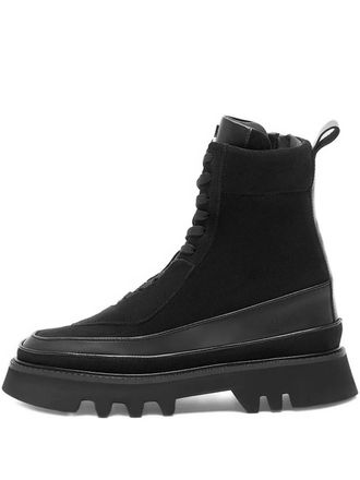 Mani&egrave;re De Voir eiffel zip combat boots - Black