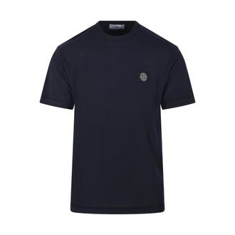 Stone Island V0020 SS T-Shirt - Heren - T-shirts - Blauw - M - Tops
