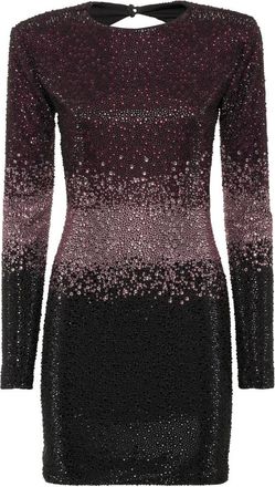 Philipp Plein Dames, Jurken, Zwart, Maat: M Jersey