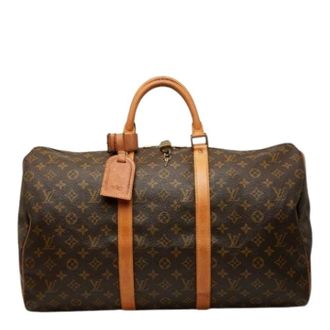 Louis Vuitton Pre-owned Weekend Bags, female, Brown, Size: ONE SIZE Pre-owned Monogram Boston Bag