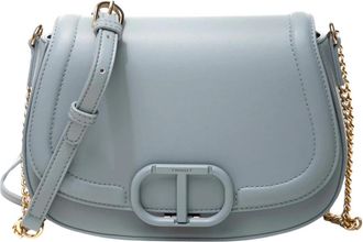 Twinset Crossbody Bag - Dames - Schoudertassen - Blauw - ONE Size - Leer - Tassen