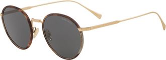Giorgio Armani AR6103J 300213 Mens Sunglasses Gold Size 51