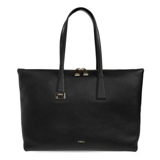 Furla Tote Bags, female, Black, Size: ONE SIZE Olivia L Tote