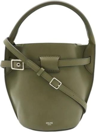Celine Pre-owned Bolso Grande Nano de Cuero 2Way Bolso de Mano - Pre-owned - Mujer - Verde - ONE SIZE