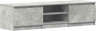 vidaXL Vidaxl - Mueble De Tv Madera Contrachapada Gris Hormig&oacute;n 140x40x35,5 Cm