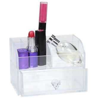 Trade Shop Organizador De Maquillaje Acr&iacute;lico Caja Organizadora De Cosm&eacute;ticos