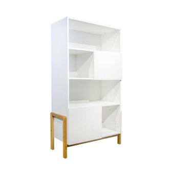 Les Tendances Librero 2 Puertas Kocot Kids Victor - Blanco Y Roble