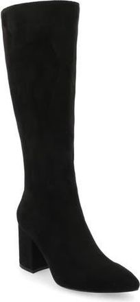 Journee Collection Ameylia Boot in Black at Nordstrom Rack, Size 7.5 Regular Calf