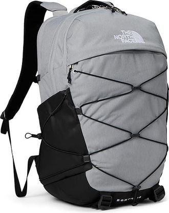The North Face Borealis Day Pack Bags Meld Grey Dark Heather/TNF Black-NPF, Mesh