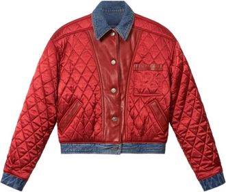 Isabel Marant Devyna Jacket - Heren - Jassen - Rood - Maat: 3XS Zijde