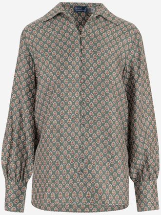 Polo Ralph Lauren Seidenhemd mit Blumenmuster