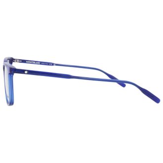 Montblanc MB0197O30012058003 Rectangle Frame Eyeglasses - Blue