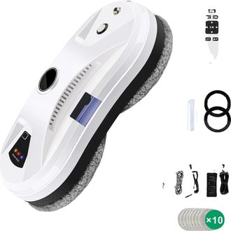 OEM Robot Limpiacristales, Alta Potencia De Succi&oacute;n, Funci&oacute;n De Control Remoto, 5600 Pa (versi&oacute;n Con Pulverizaci&oacute;n De Agua), Yes-a