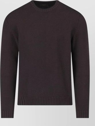 Zanone virgin wool crewneck jumper