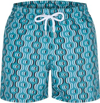 Frescobol Carioca Ipanema Camada Print Swim Shorts