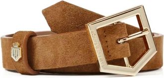 FAIRFAX & FAVOR Womens Sennowe Belt In Tan Suede