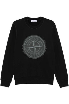 Stone Island COMPASS GRAPHIC SWEATHIRT Size: XL, colour: BLACK