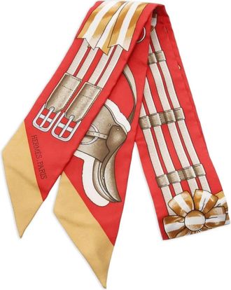 Hermès Foulard in seta anni 2020 - Rosso
