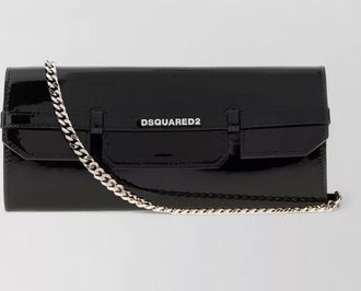 Dsquared2 na leather clutch bag