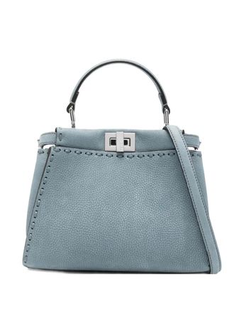 Fendi mini Peekaboo tote bag - Blauw