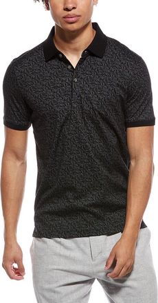 Raffi Brushed Dot Polo Shirt
