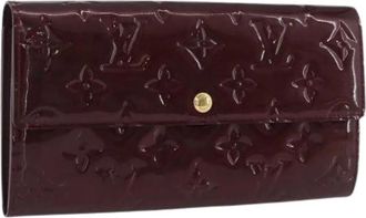 Louis Vuitton Pre-owned Wallets, female, Purple, Size: ONE SIZE Pre-owned Long Wallet