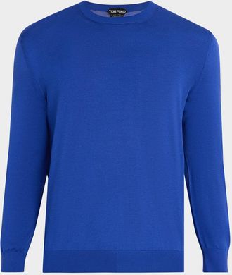 Tom Ford Men & apos;s Silk Knit Crewneck Sweater