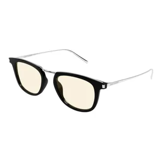 Saint Laurent Sunglasses, unisex, Black, Size: 50 MM Chic Leather Shoulder Bag