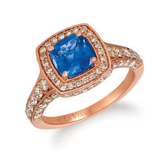 Le Vian Ladies Blueberry Tanzanite Rings set in 14K Rose Gold