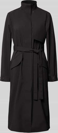 Rains Regular Fit Mantel mit Stehkragen Modell Suva in Black, Gr&ouml;&szlig;e XL