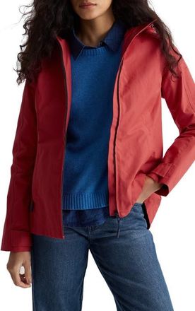 Seasalt Cornwall Waterway Hooded Waterproof Jacket in Cinder at Nordstrom, Size 14 Us
