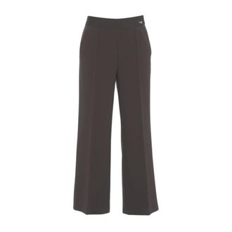 Cambio Cambio, Wide Trousers, female, Brown, Size: S Cameron Wide-Leg Trousers